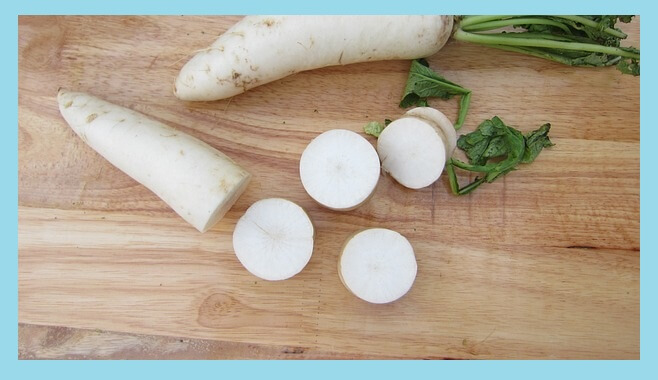 동치미-무-자르기