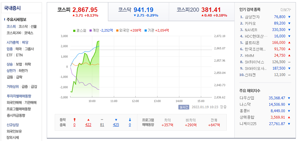 네이버 국내증시