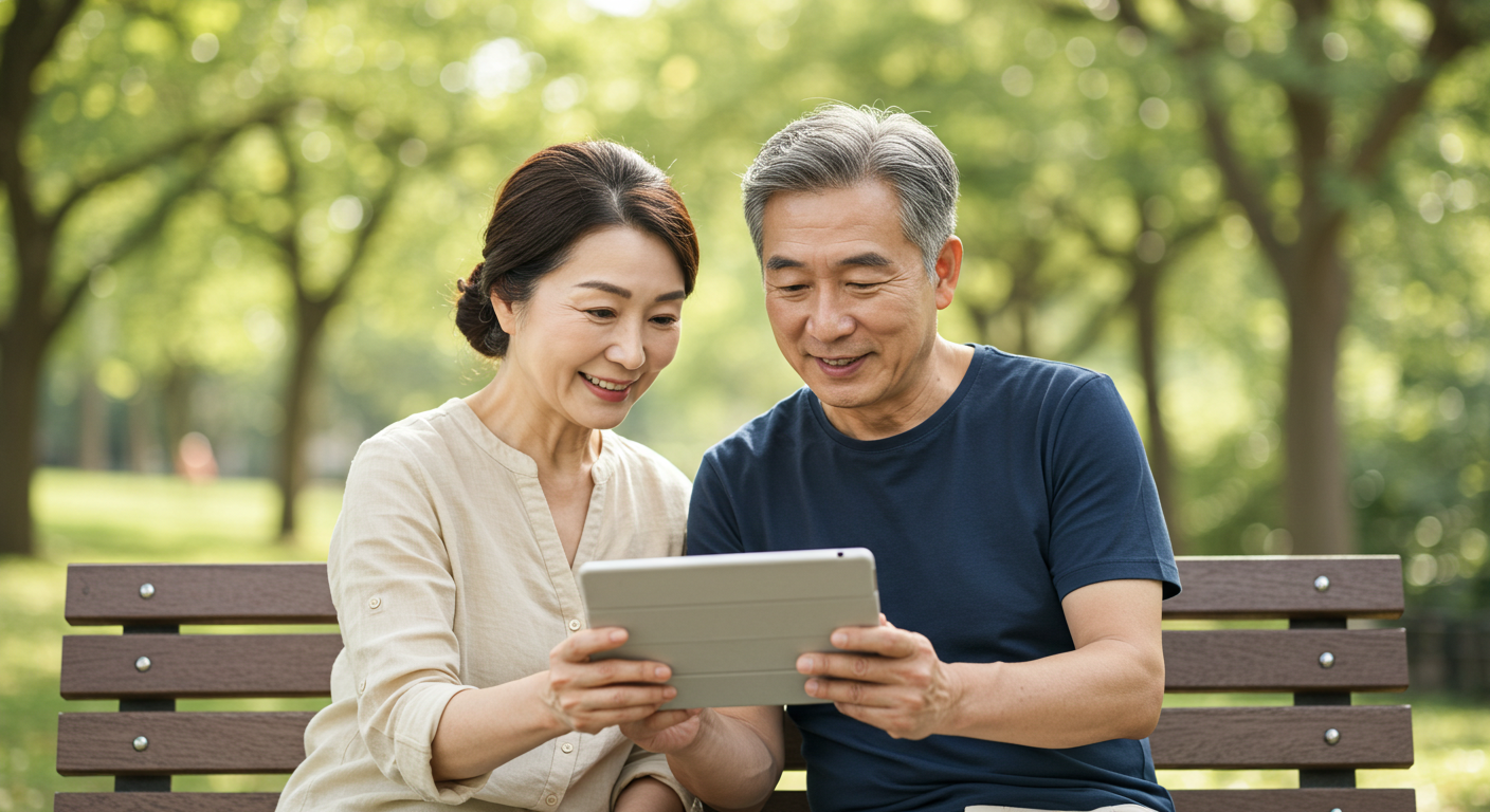 이메일 구독자 리스트를 함께 확인하는 부부