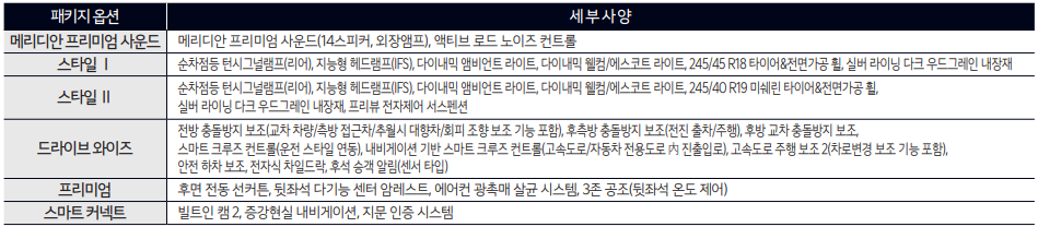 터보 하이브리드 옵션