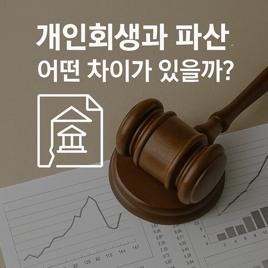 개인회생과 파산, 어떤 차이가 있을까?