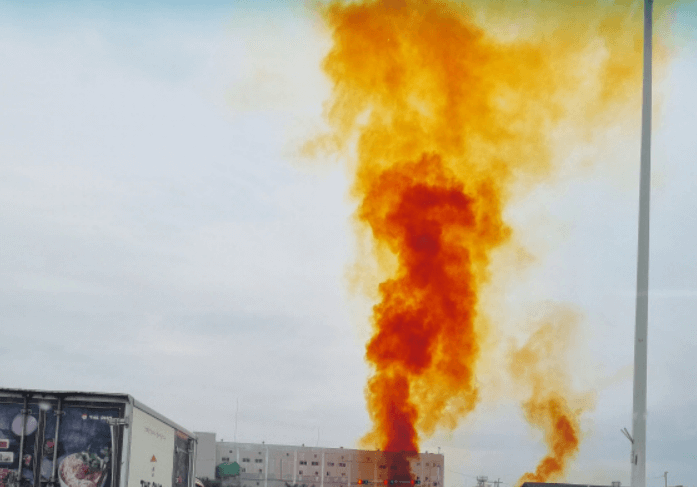 대구 황산 누출 현장