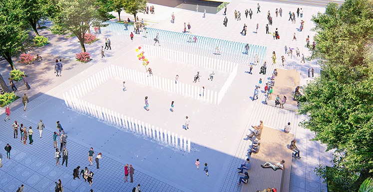 8월 6일 광화문 광장 재개장 - 한글분수, 명량분수