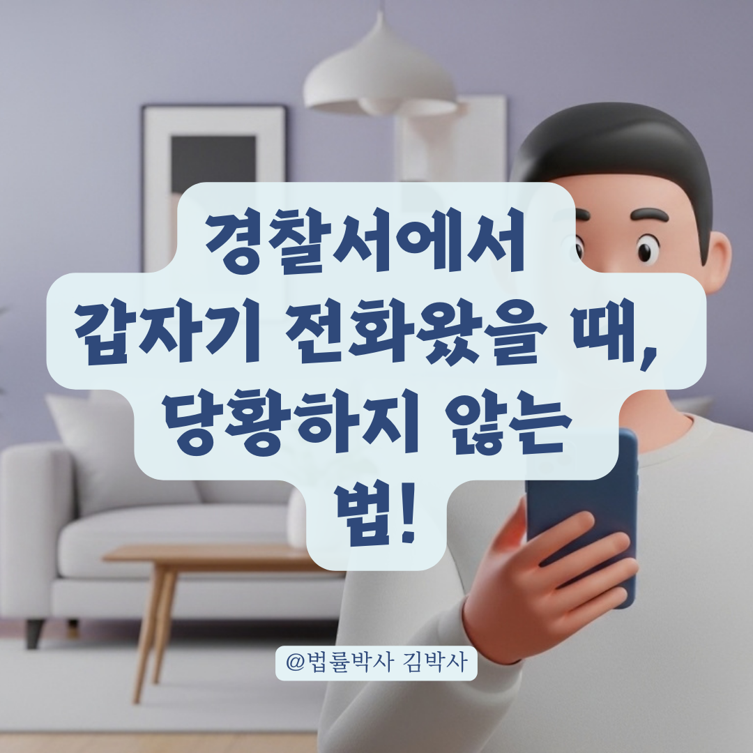 경찰의 임의 연락이 적법한 절차인지 판단하는 핵심 체크리스트