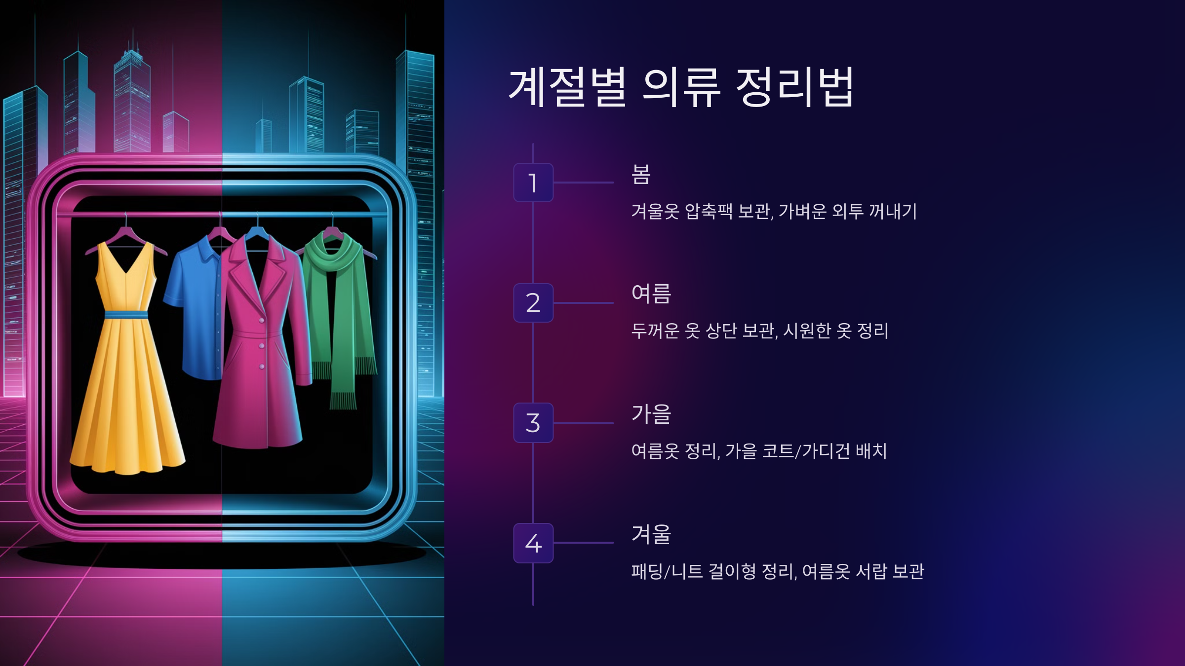 계절별 정리 방법