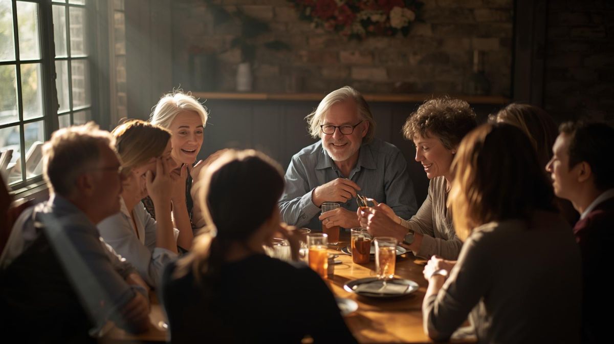 동서양 테이블 매너 중 식탁의 대화 예절, 말의 높낮이 차이