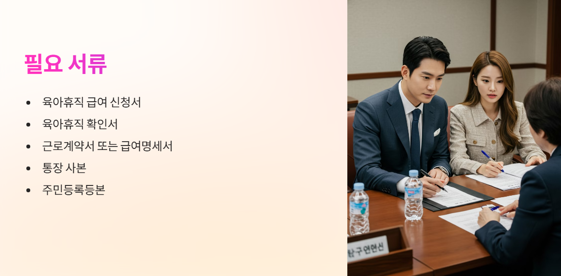 육아휴직 급여 신청 서류