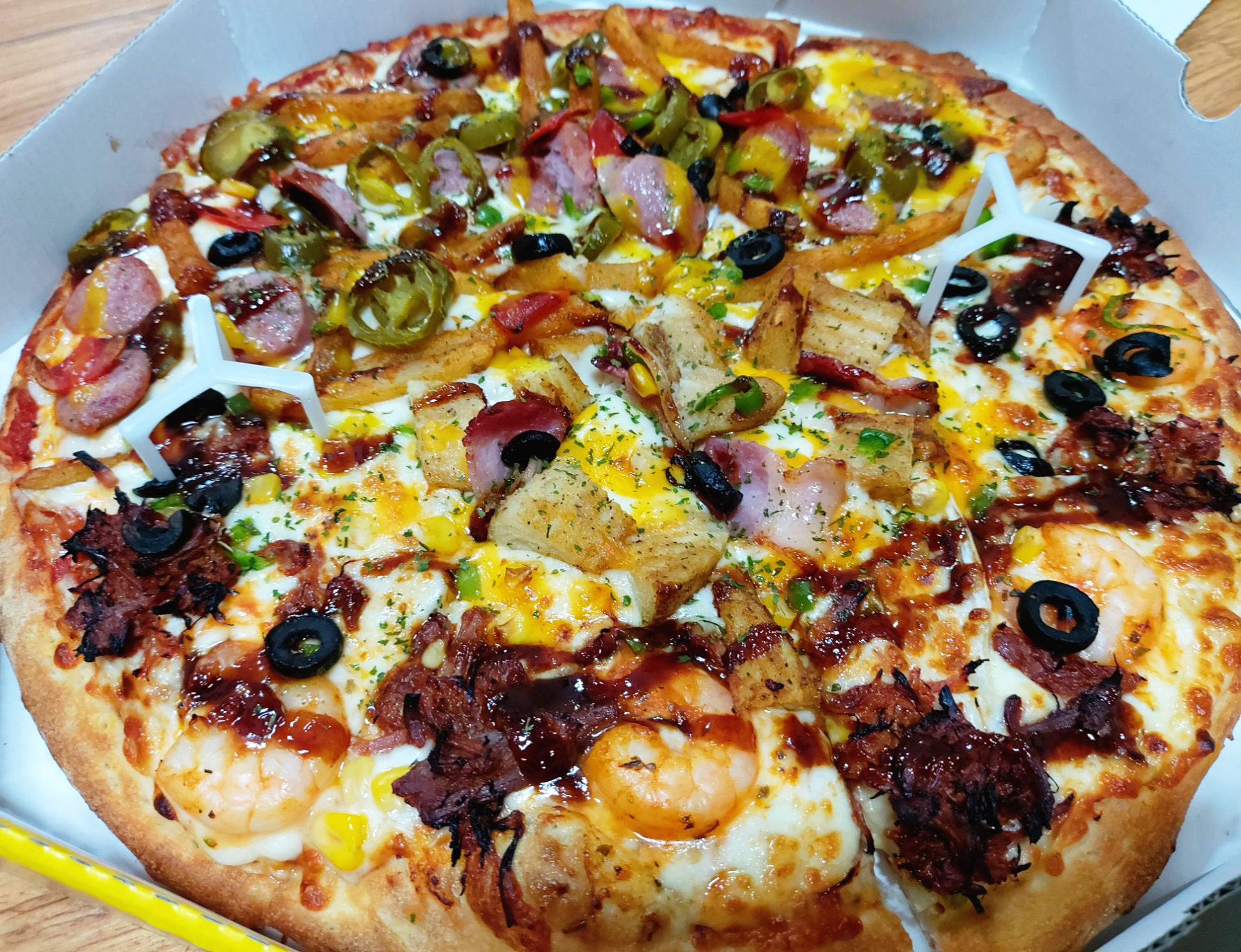 반반피자 반올림피자샵 반반피자