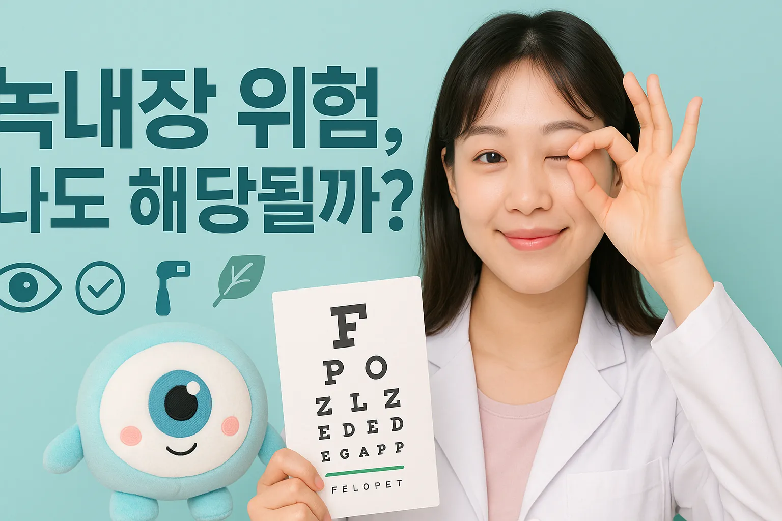 녹내장 위험요인 나도 해당될까? 생활체크 가이드