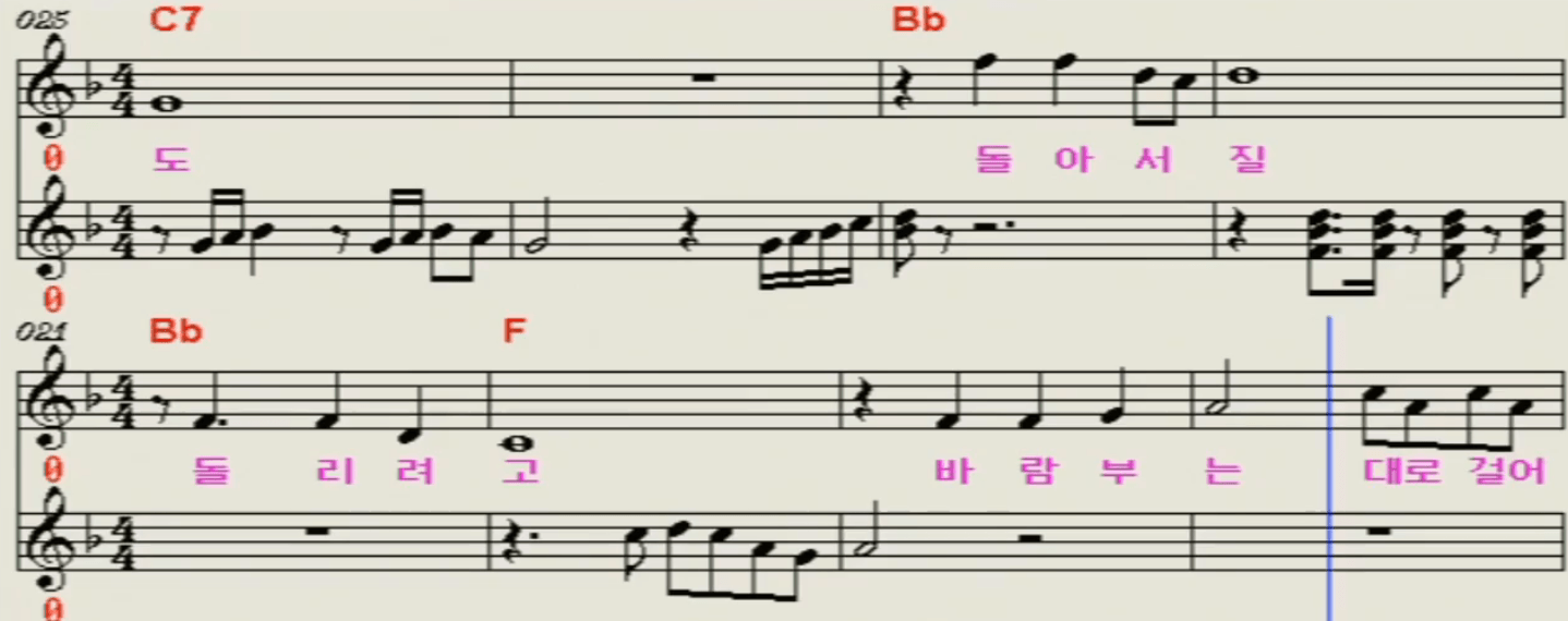 박일준(최병걸) 난 정말 몰랐었네 악보