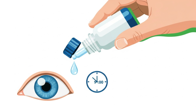 녹내장, 안압을 낮추는 안약(점안제) 치료 개념