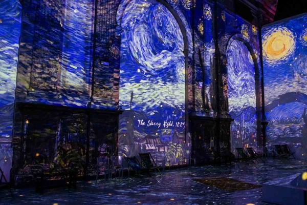 빈센트 반고흐 전시회 몰입형 체험 별이 빛나는 밤에
