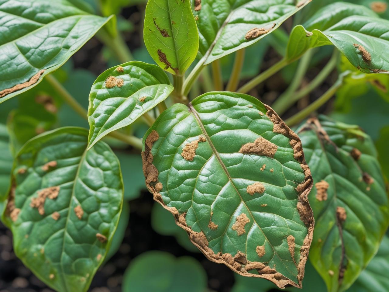 식물 망간 결핍 증상