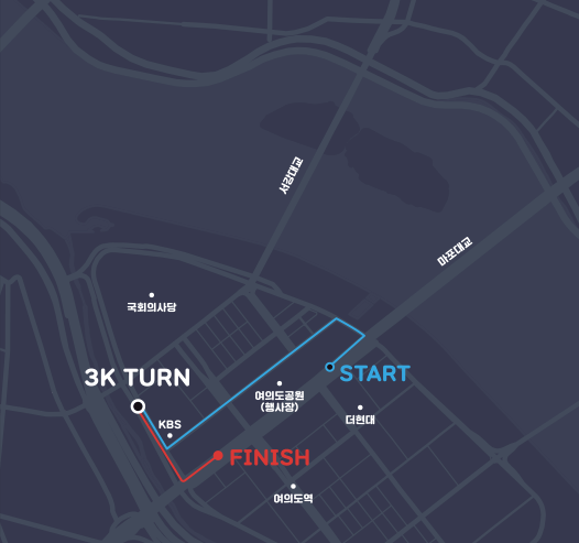 디즈니런 서울 2025 3km 코스