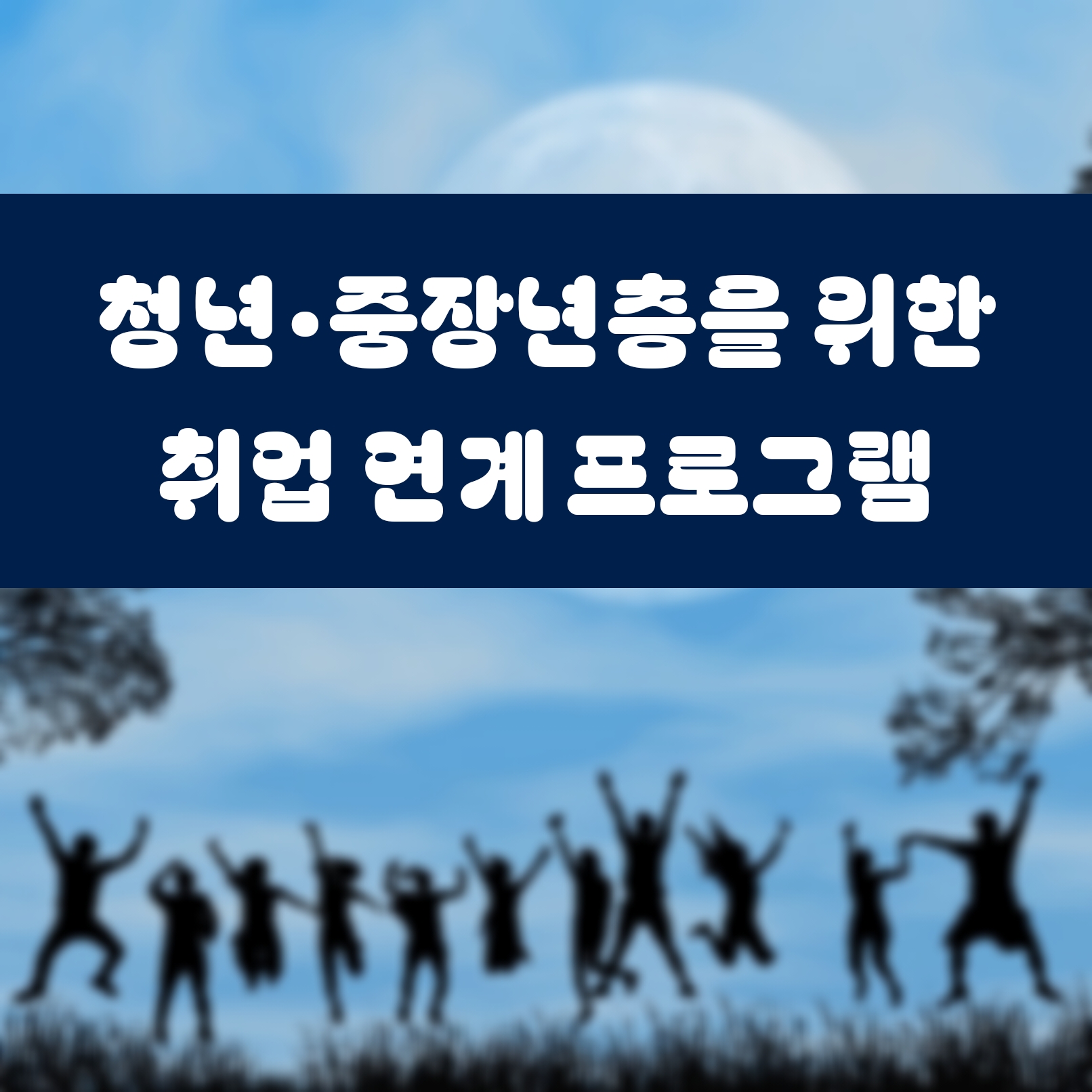 청년·중장년층을 위한 취업 연계 프로그램