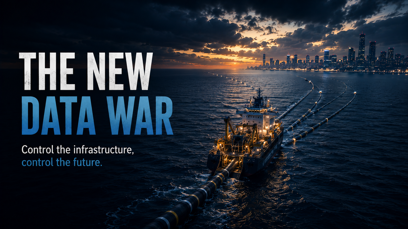 Global data war and geopolitical competition over undersea cable infrastructure