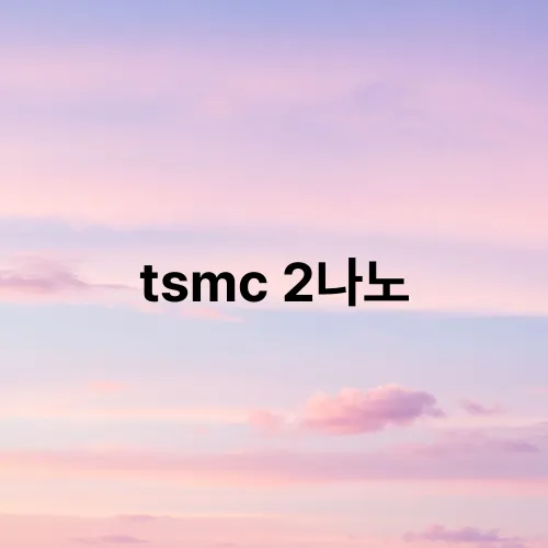 tsmc 2나노