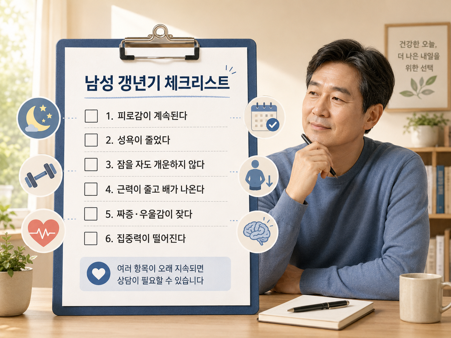 남성 갱년기 체크 포인트