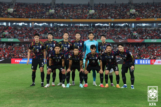 클린스만호의 중국전 스타팅