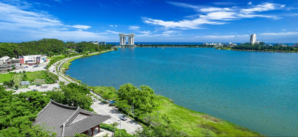 경포호 이미지 사진