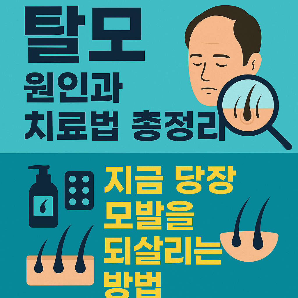 탈모 원인과 치료법 총정리