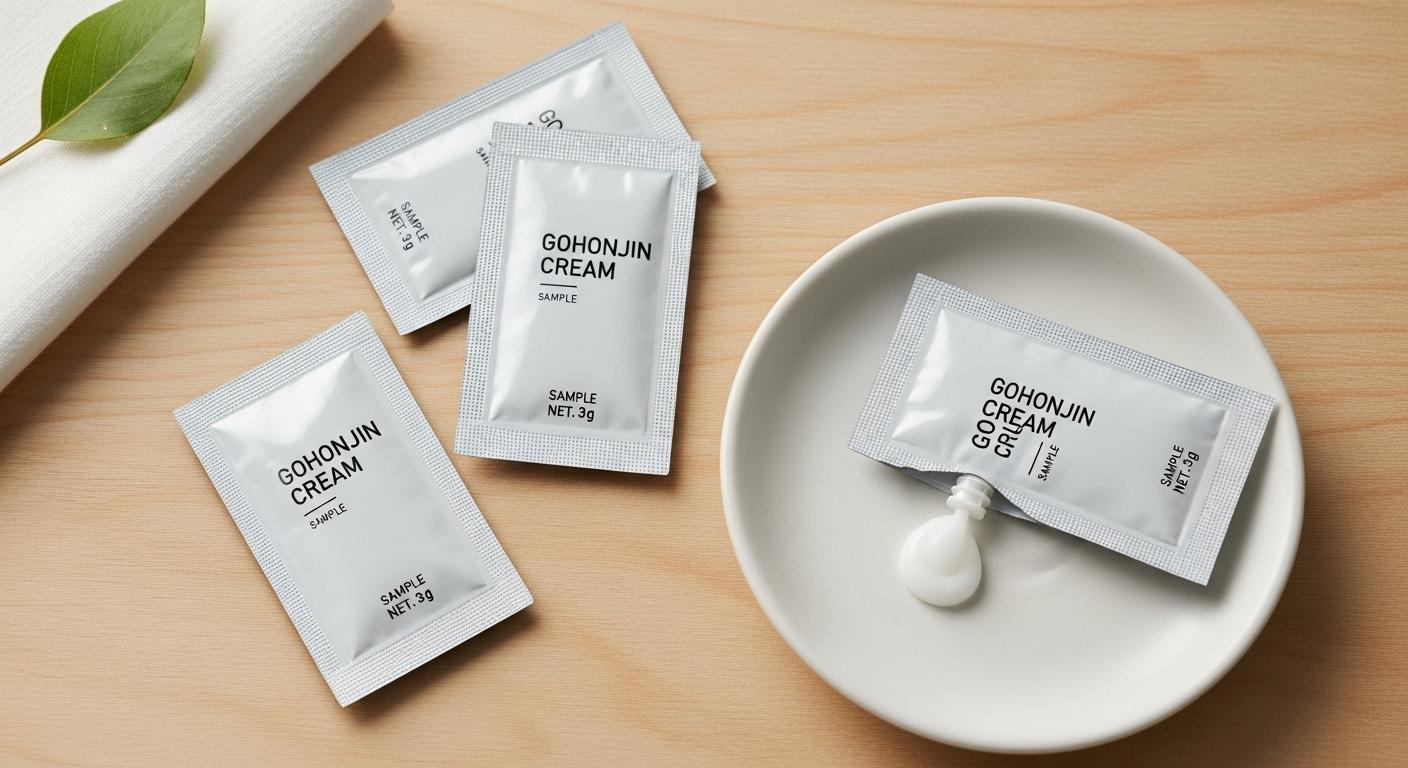 고혼진 크림 샘플
