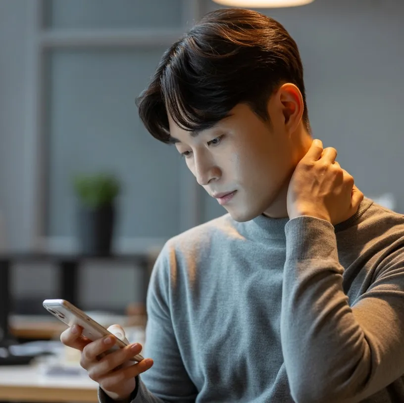 목근육 통증 이미지