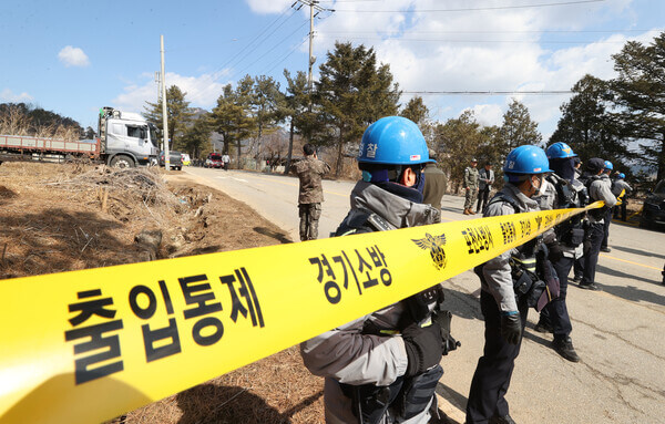 경기 포천 전투기 오폭 사고, 권영세 비대위원장 방문