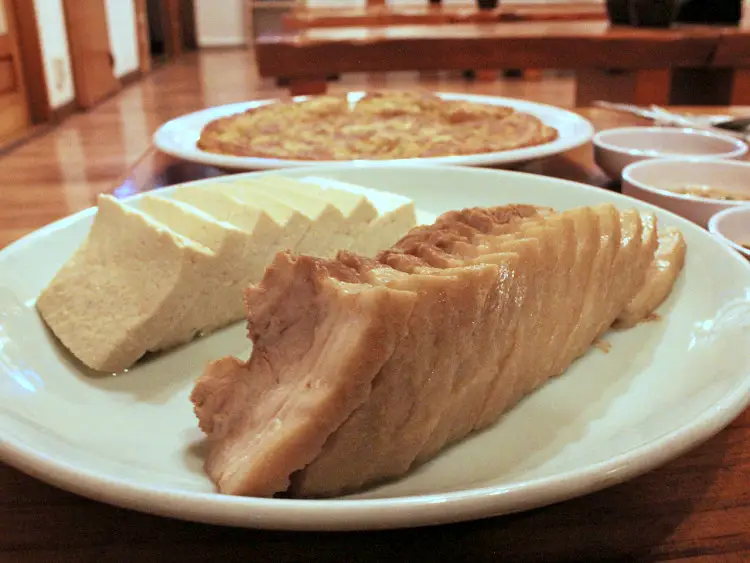 전참시 전지적참견시점 엄현경 송재희 파전에 도토리묵과 수육 보쌈을 곁들인 순두부 맛있는 식당 남양주 양평 손두부 맛집 소개