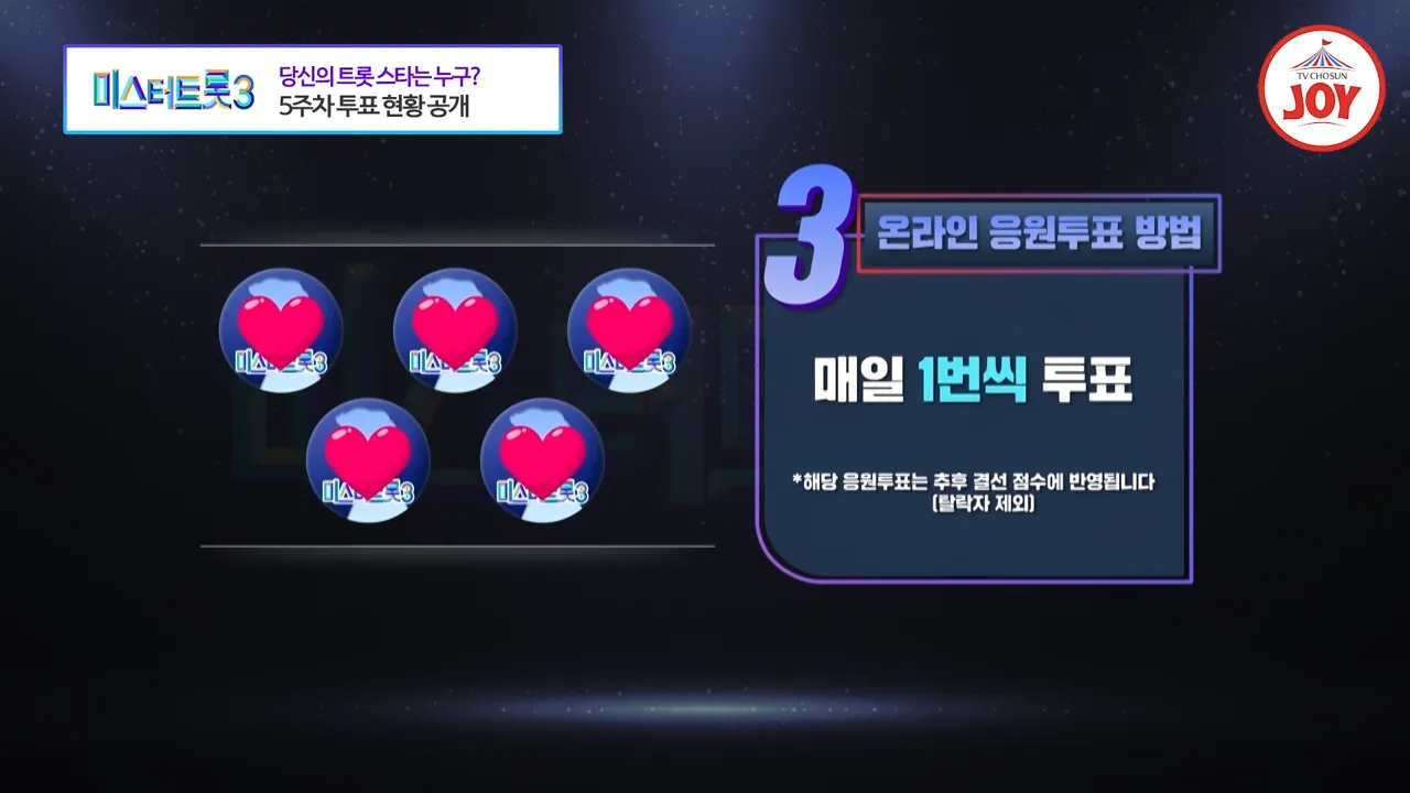 미스터트롯3 투표하기