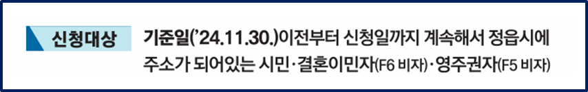 정읍시 민생회복지원금 30만원 신청 방법