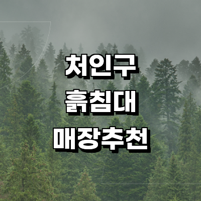 용인 처인구 흙침대