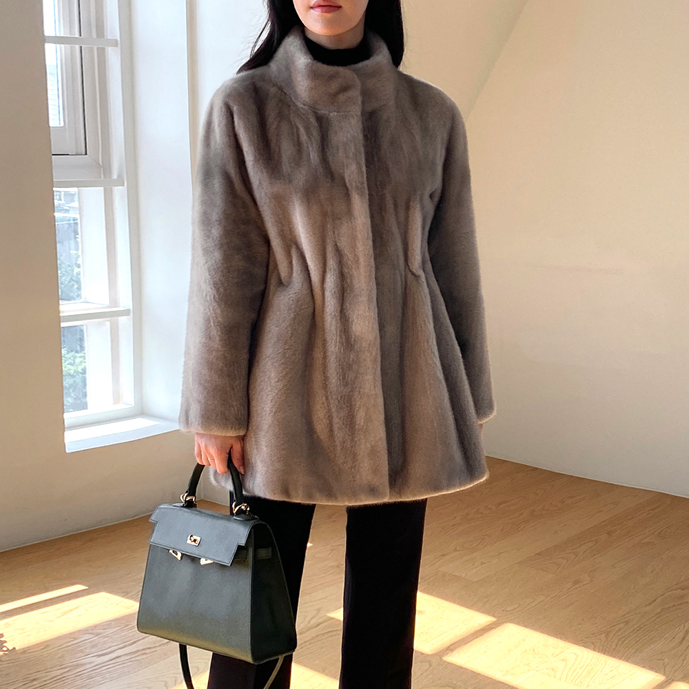 코펜하겐 리파인 밍크코트 퍼