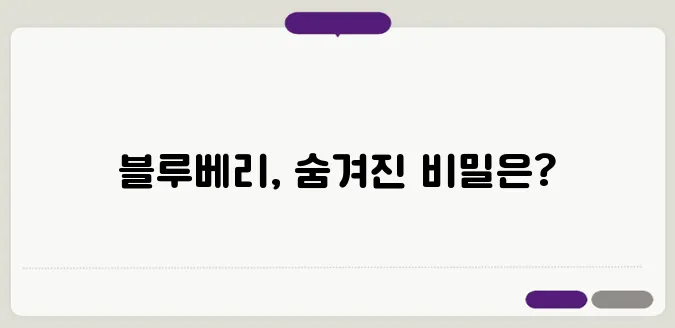 블루베리 효능 20배로 제대로 뽑아먹기! 부작용은?