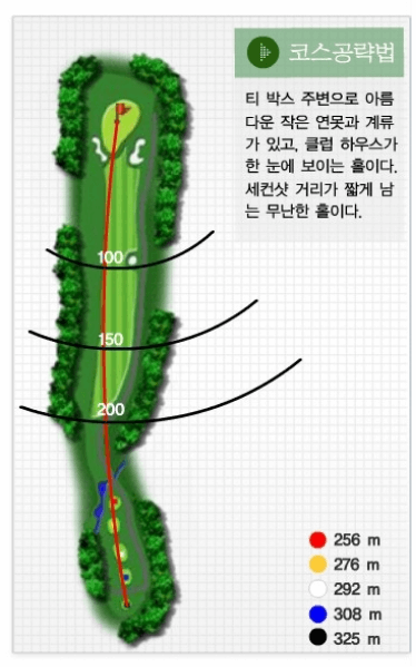 아리지 컨트리클럽 별님코스 공략도 06