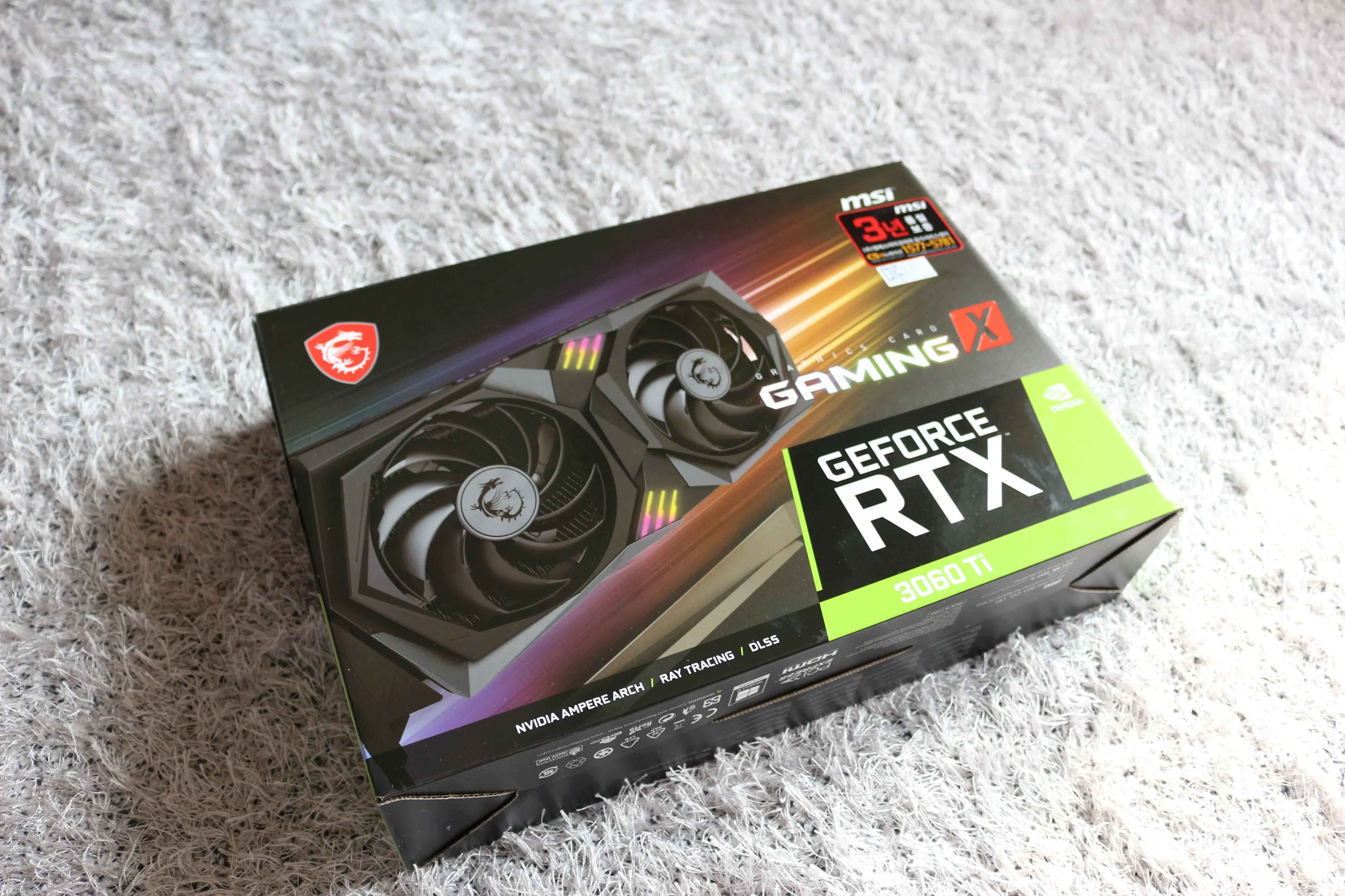 msi 3060ti 트윈프로져 GAMING X
