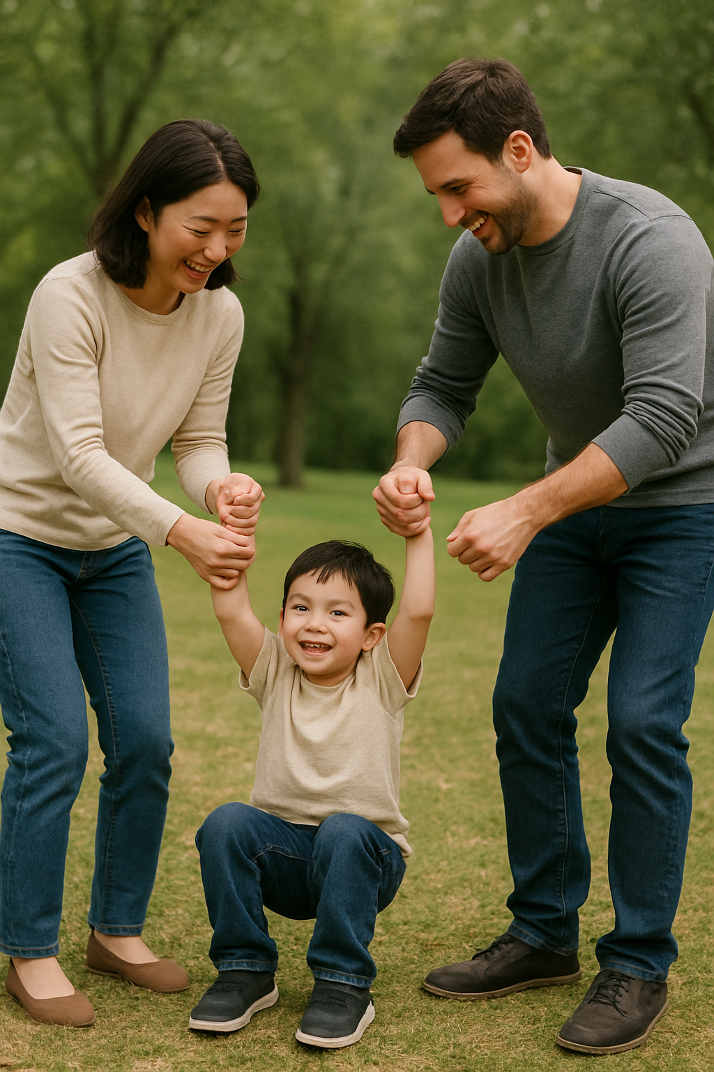 이렇게 하면 아기 팔이 빠질 수 있다..