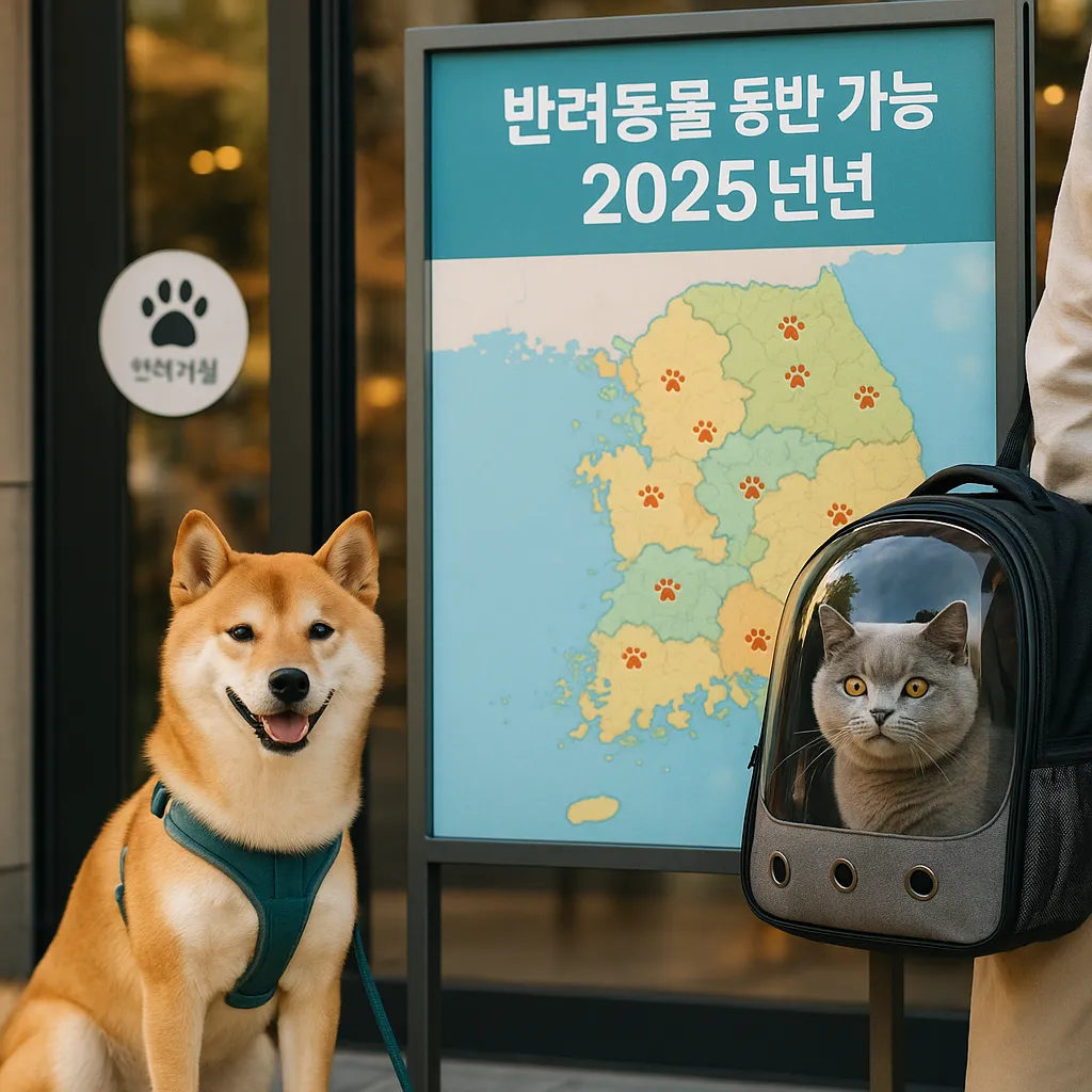 반려동물 동반 가능 장소 2025년 지역별 총정리!
