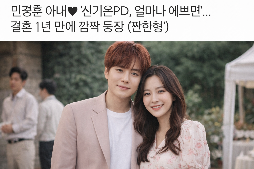 민경훈 아내 신기은PD, 1년 만에 공개된 미모의 정체
