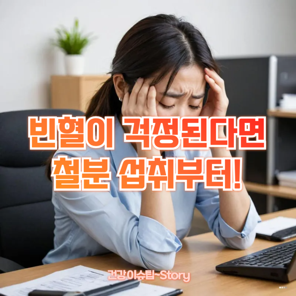 빈혈이 걱정된다면 철분 섭취부터!