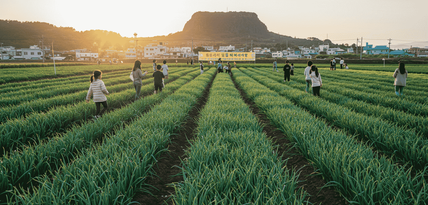 제주 보롬왓 대파축제 2025