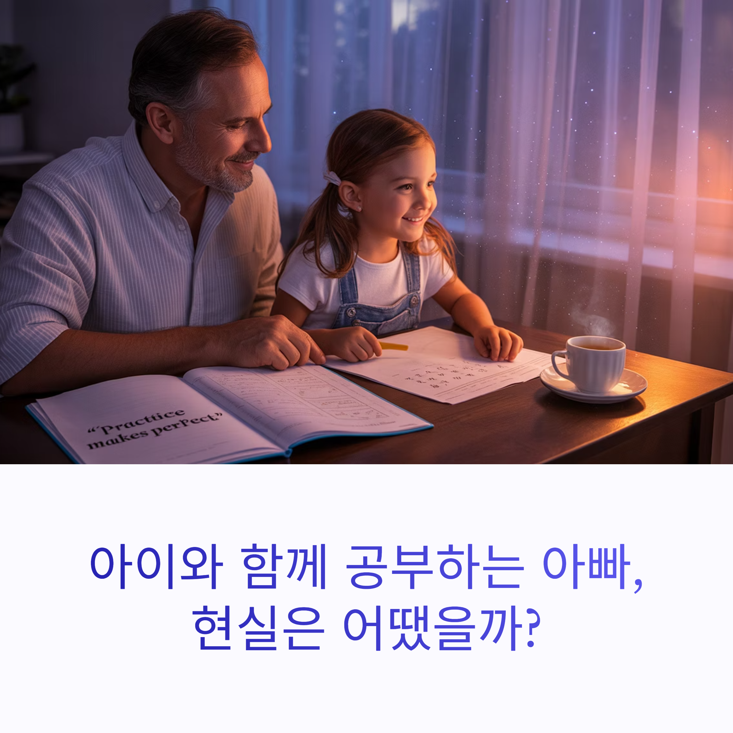 아이와 함께 공부하는 아빠