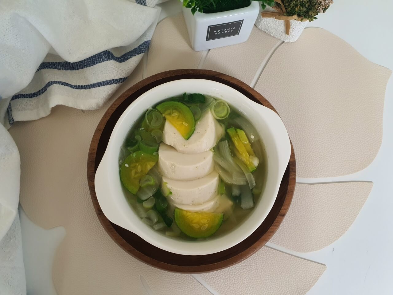 맑은 순두부 찌개 사진