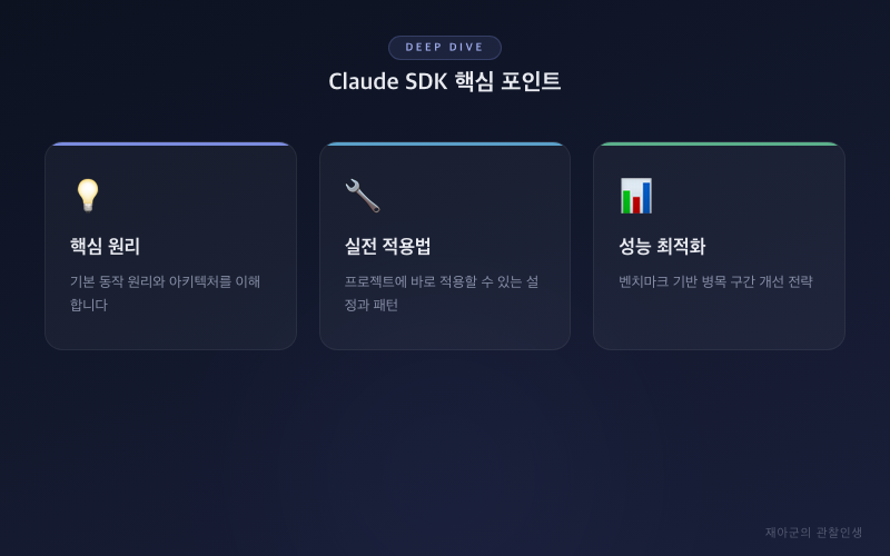 [Claude SDK] TypeScript로 코딩 에이전트 워크플로우 만들기 핵심 포인트