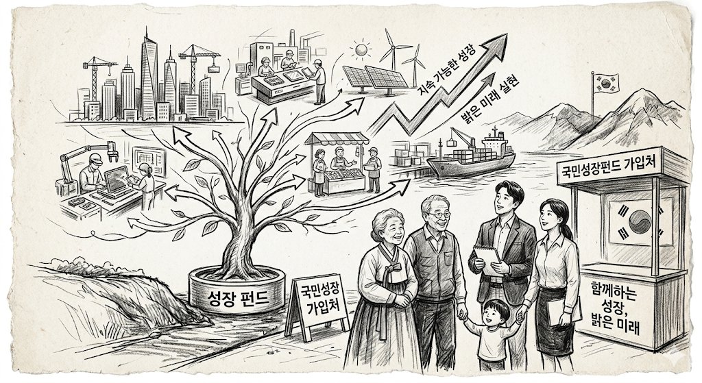 국민성장펀드 관련 스케치