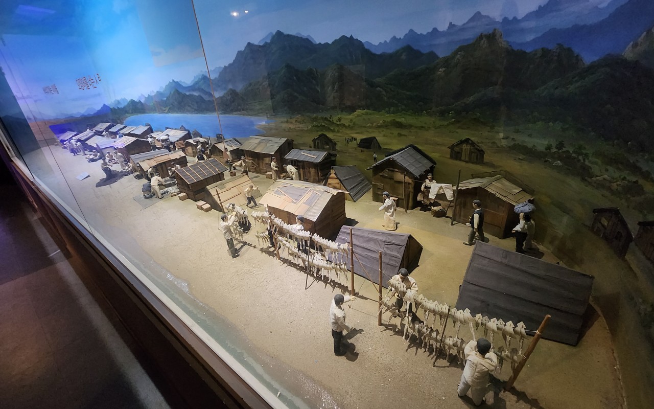 옛날 속초 마을 모형