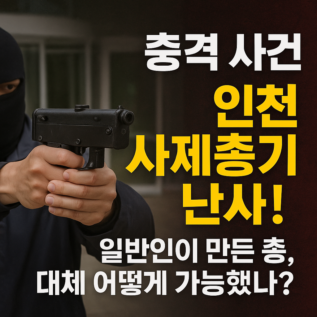"인천 사제총기 사건 전말 정리 &ndash; 어떻게 만들어졌나?"