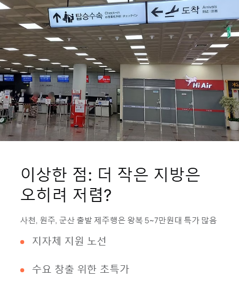이상한 점 더 작은 지방은 오히려 저렴?
