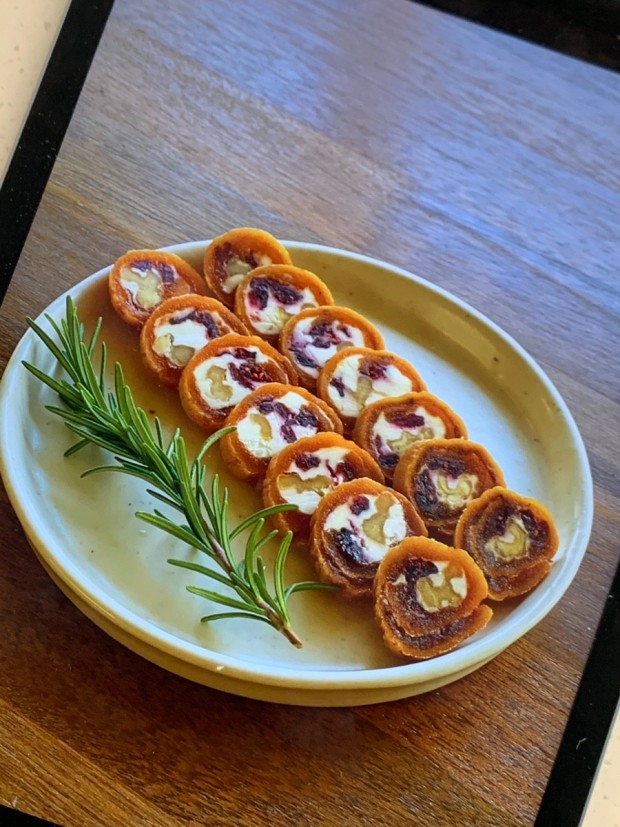 곶감말이 디저트