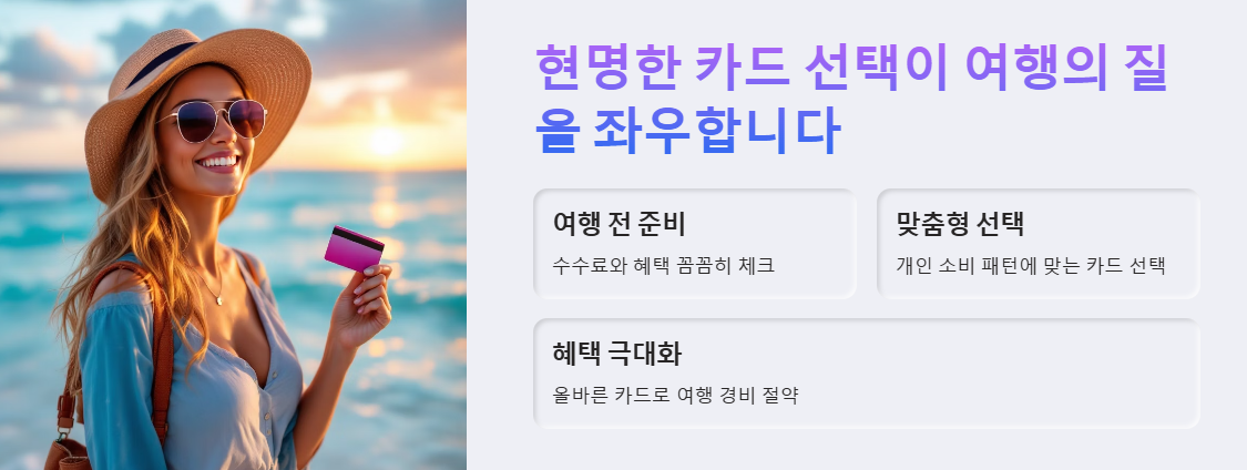 해외 여행 카드 추천 혜택 제대로 누리는 꿀팁